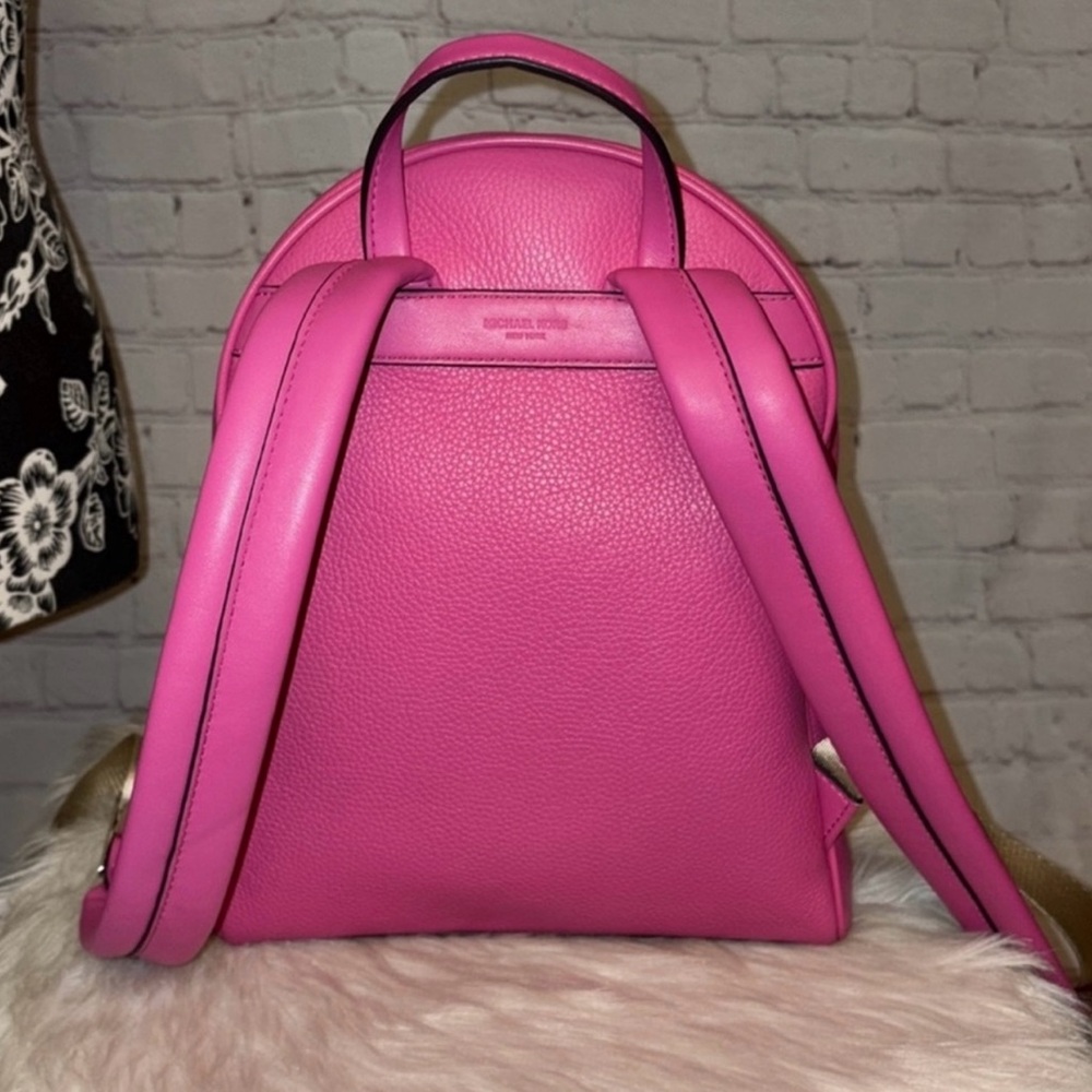 Michael Kors BEX Medium Backpack/JET SET DoubleZip Wallet 2pc Set - Picture 6 of 10